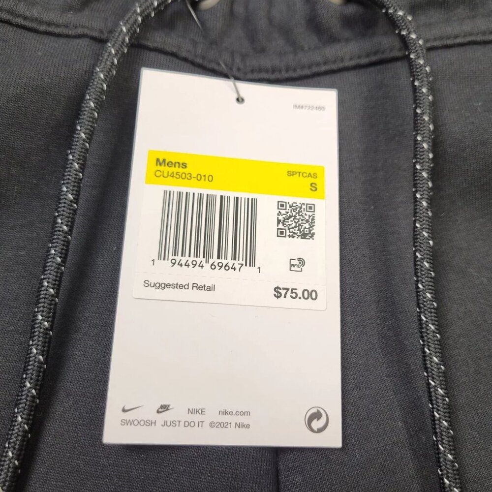 NIKE Tech Fleece Shorts Small Mens Black NSW Above The Knee . Condition … - Picture 9 of 13